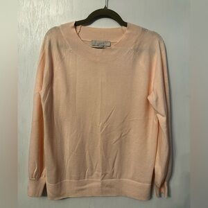 NWT LOFT Peach Scoop Neck Sweater - Sz M